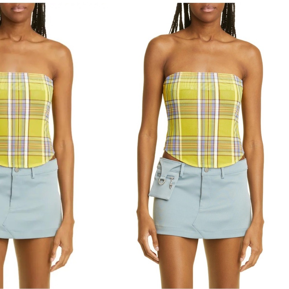 Miaou Plaid Libra Corset L